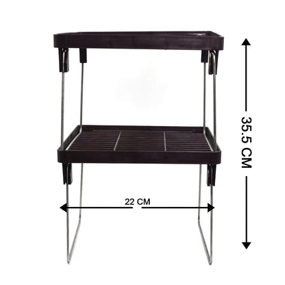 2796 2 Layer Kitchen Rack For Holding And Placing Types Of Things. ediscountshops.com