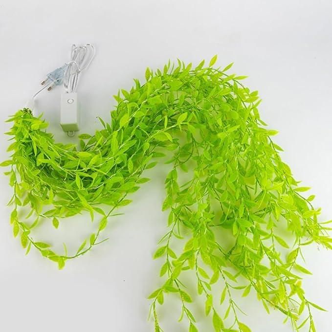 Green Leaf Artificial Curtain LED String Light